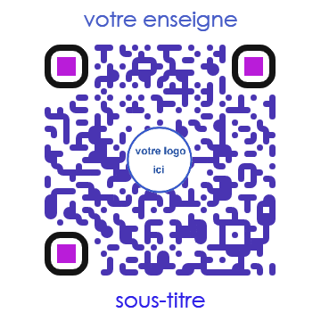 votre enseigne / exemple